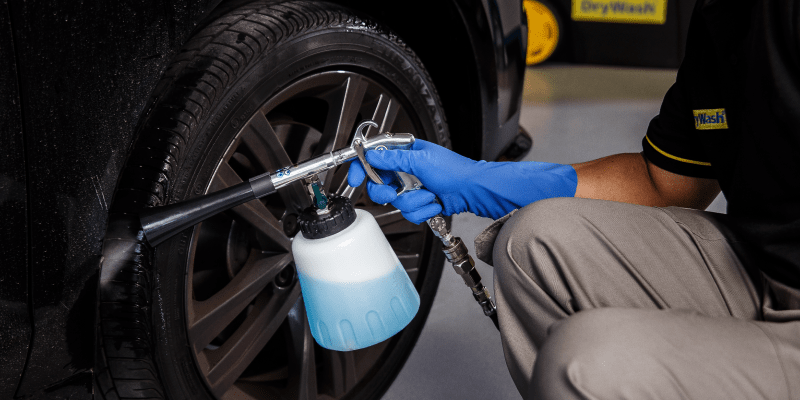 Dry Wash - Descontaminação de Rodas