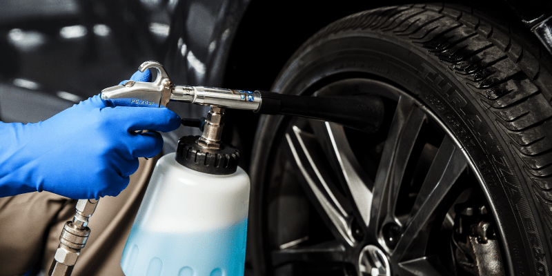 Dry Wash - Descontaminação de Rodas