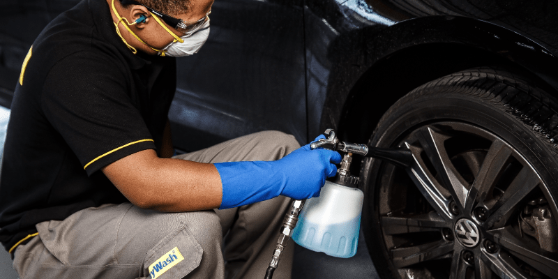 Dry Wash - Descontaminação de Rodas