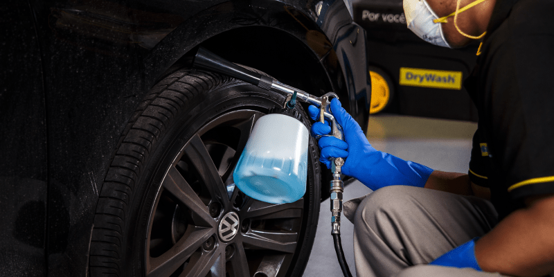 Dry Wash - Descontaminação de Rodas